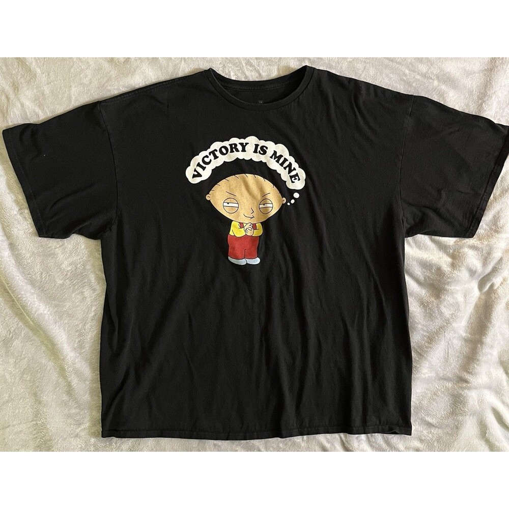 Family Guy Shirt Stewie Griffin Victory Is Mine Black Graphic Ripple Junction